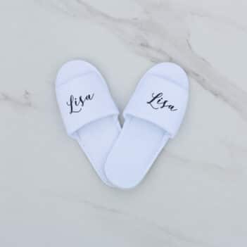 Custom Bridal Slippers