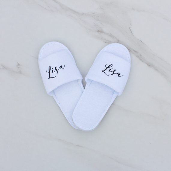 Custom Bridal Slippers
