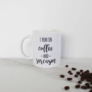 'Coffee and Sarcasm' Mug