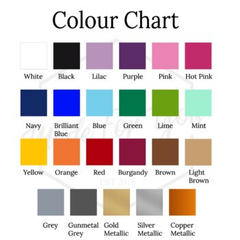 colour chart NO ROSE