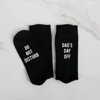 'Do Not Disturb Dad' Socks