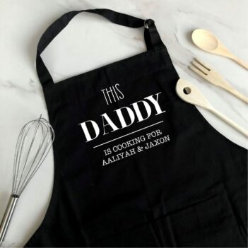 This Daddy Cooks For - Apron