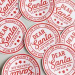 Dear Santa Label