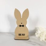 Wooden Bunny - Bow Tie