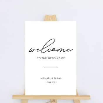 Welcome Sign - Sarah Style