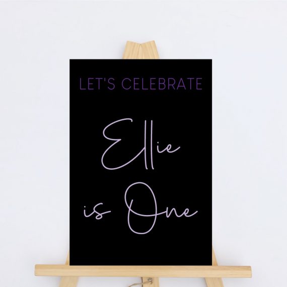 Birthday Sign -  Ellie Style