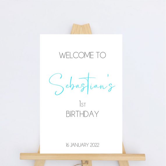 Birthday Sign -  Sebastian Style