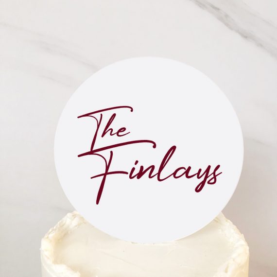 Finlay Style | Cake Topper
