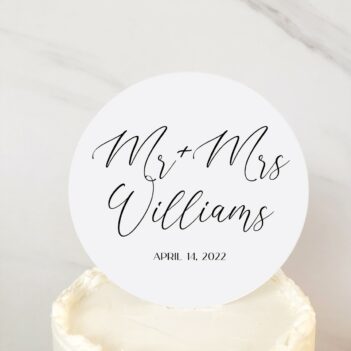 Williams Style | Cake Topper