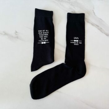 Father of Bride Socks 2 - Wedding Socks