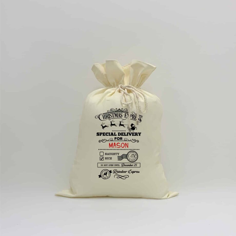 Christmas Express Santa Sack