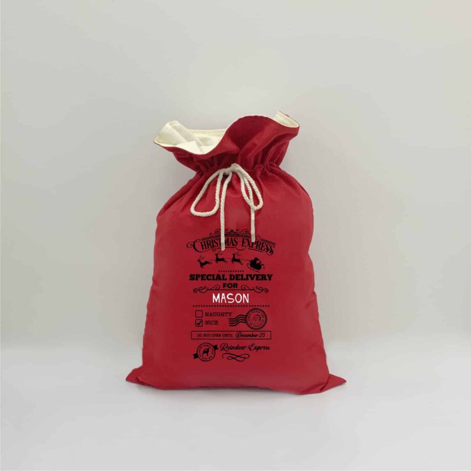 Christmas Express Santa Sack