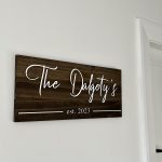 Wooden Family Sign