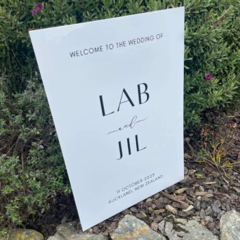 Welcome Sign | LAB Design