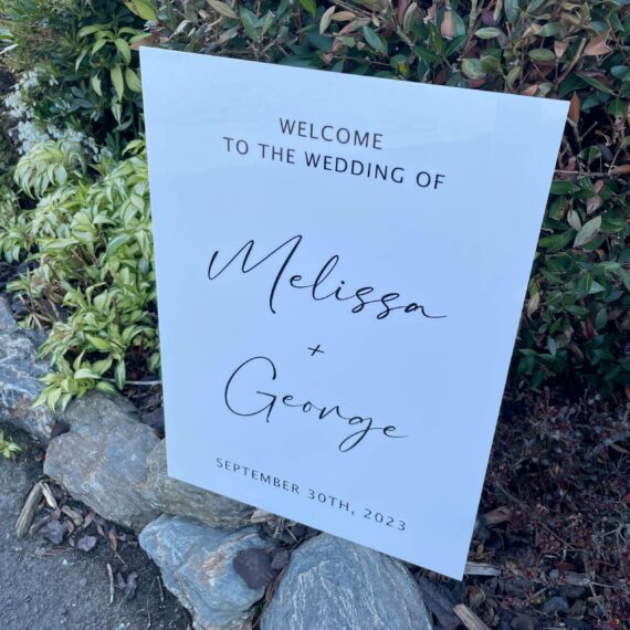 Welcome Sign | Melissa Design – Made For You Custom Gifts