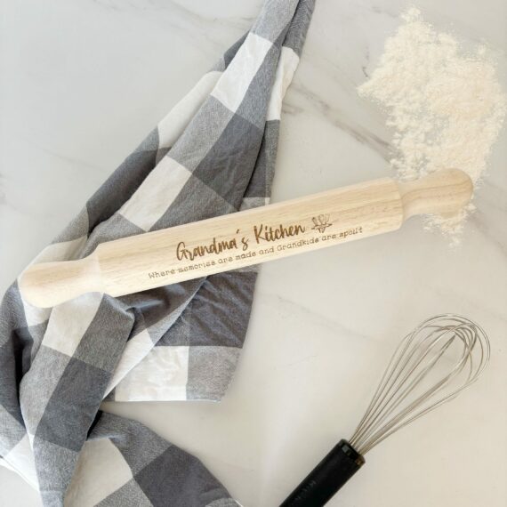 Personalised Wooden Rolling pin