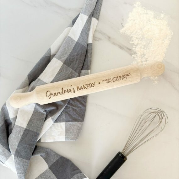 Personalised Wooden Rolling pin