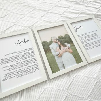 Wedding Vows Print | Amber Style