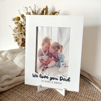 Script Acrylic Frame
