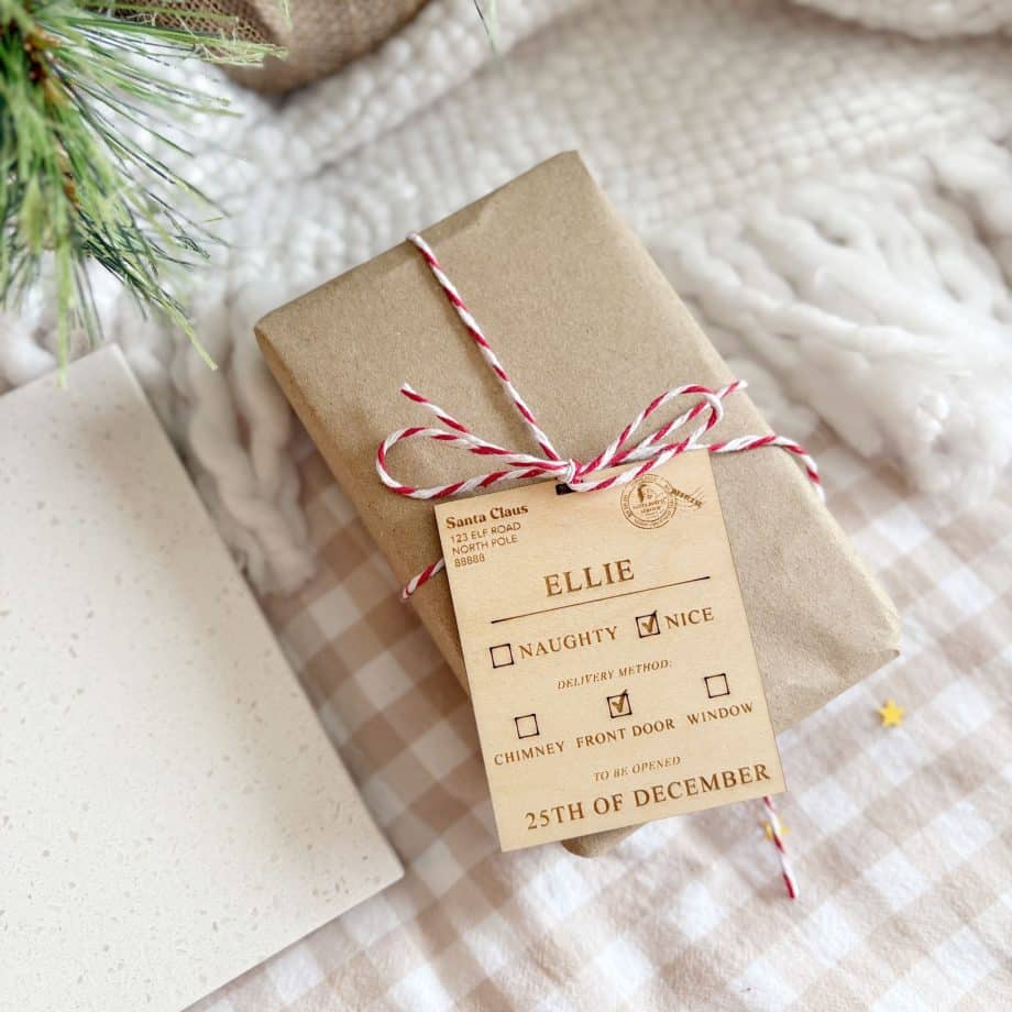 Santa Claus | Wood Gift Tags