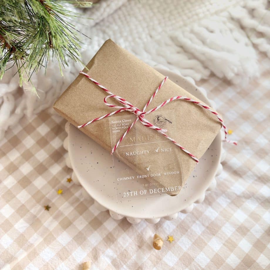Santa Claus | Wood Gift Tags