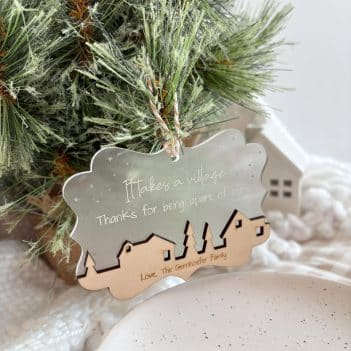 It take's a village |  Decoration