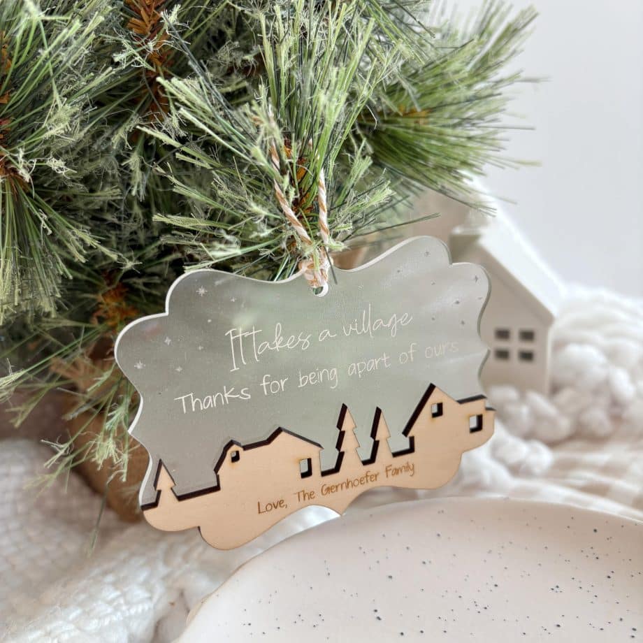 It take's a village |  Decoration
