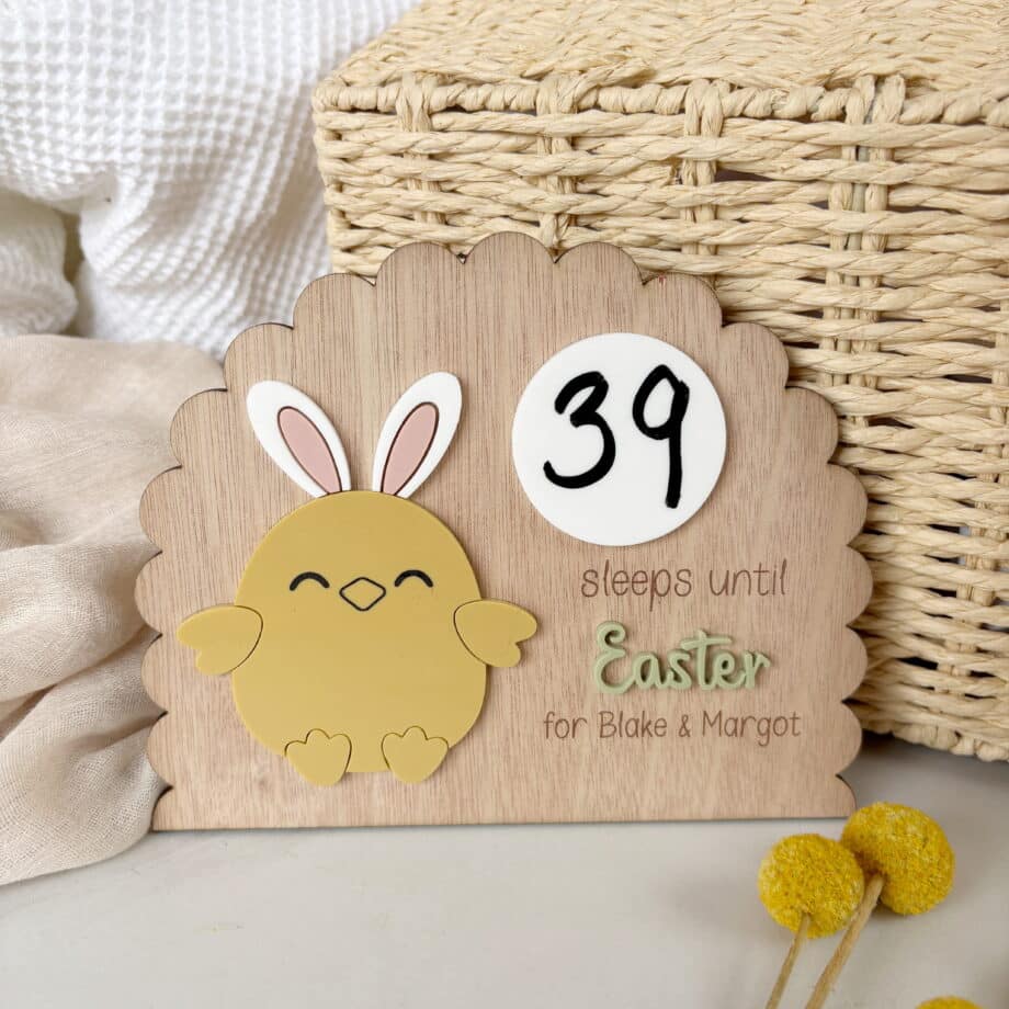 Chicken Easter Countdown