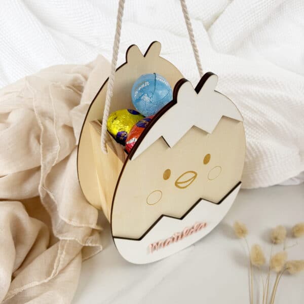 Wooden Chicken Easter Basket