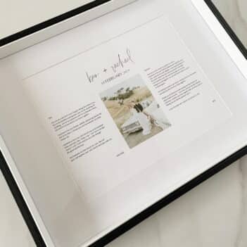 Wedding Vows Print | Rachel Style