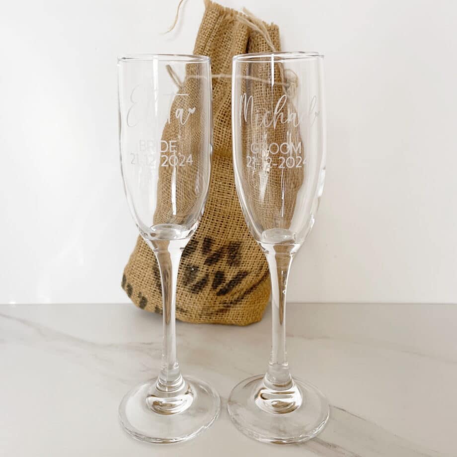 Heart - Wedding Glass