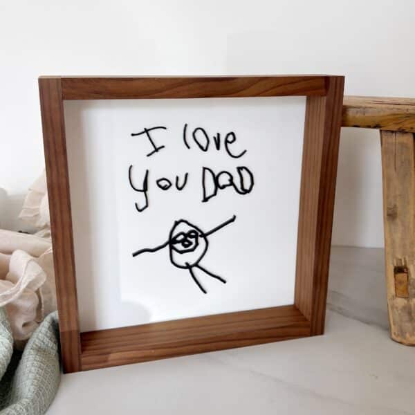 Drawing box framed sign
