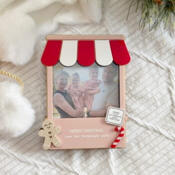 Photo Holder Gingerbread house